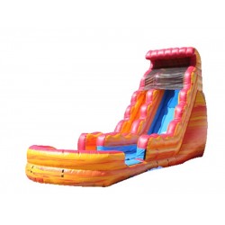 Tobogan Inflable De Fuego Y Hielo Tobogan Inflable De Fuego Y Hielo