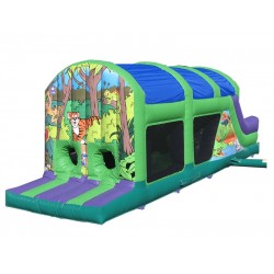 Campo De Asalto Inflable De La Jungla Campo De Asalto Inflable De La Jungla