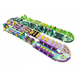 La Carrera De Obstaculos Inflable De La Bestia La Carrera De Obstaculos Inflable De La Bestia