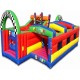 Ciudad De Diversión Inflable Para Niños Pequeños Ciudad De Diversión Inflable Para Niños Pequeños