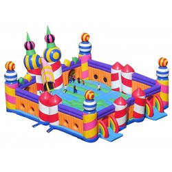 Castillo Inflable Mas Grande Del Mundo Castillo Inflable Mas Grande Del Mundo