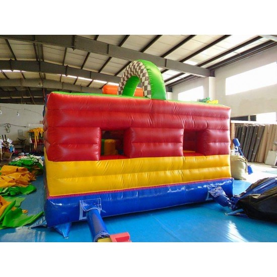 Ciudad De Diversión Inflable Para Niños Pequeños Ciudad De Diversión Inflable Para Niños Pequeños
