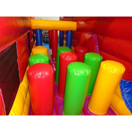 Ciudad De Diversión Inflable Para Niños Pequeños Ciudad De Diversión Inflable Para Niños Pequeños