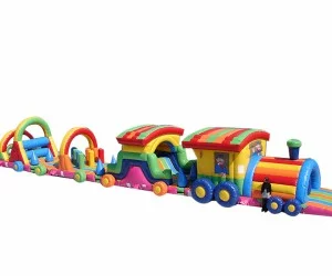 Carrera Obstaculos Hinchables